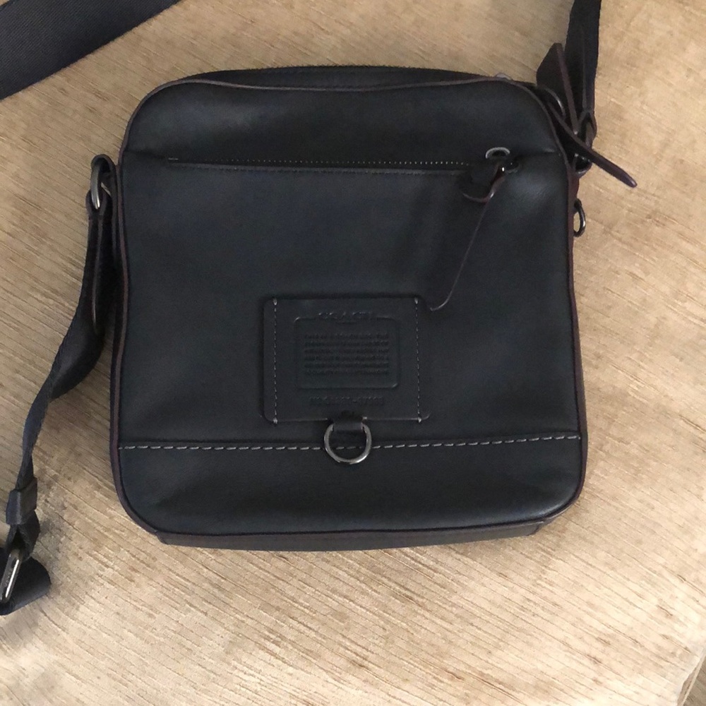 COACH Leather Rivington Shoulder/Flight Bag
